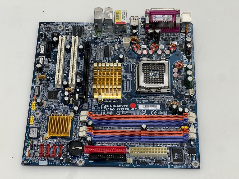 PC Motherboard Gigabyte GA-8I915G-MF (Defective - For Spare Parts)