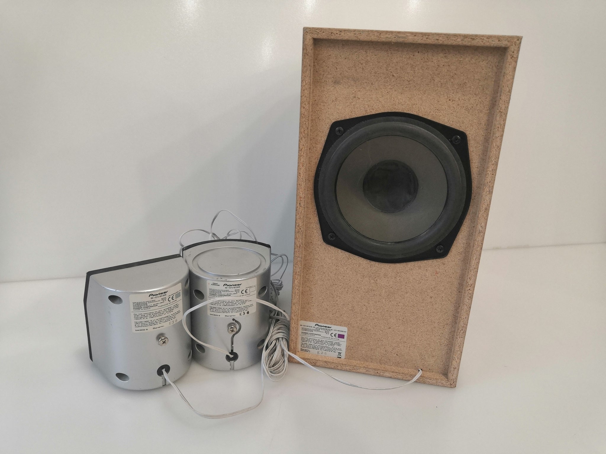 Pioneer S-DV232 Subwoofer and Speakers