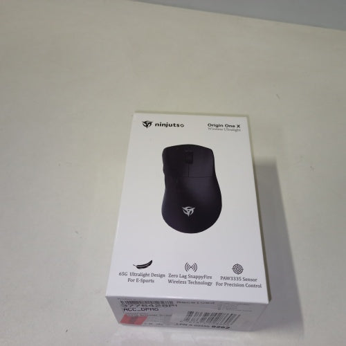 Ecost customer return Souris Ninjutso Origin One X Wireless Gaming  Black