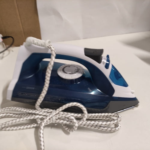 Ecost customer return Black+Decker Blau BXIR2200E Steam Iron 2200 Plastic 370 ml