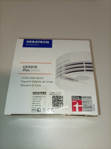 Ecost customer return Hekatron Genius Plus Edition Smoke Detector with 10 Year Battery – Test Winner