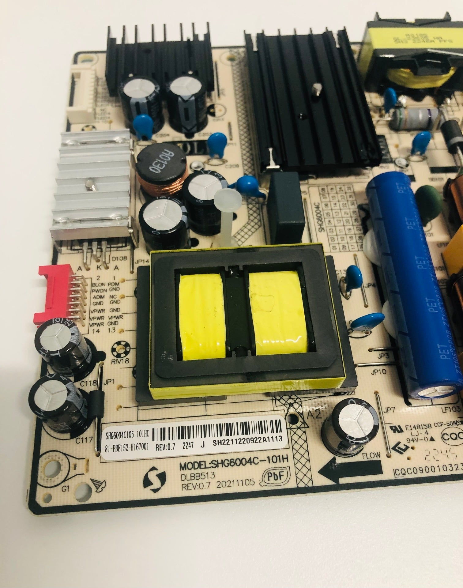 SHG6004C-101H 81-PBE152-H167001 power supply - TCL 55CF630