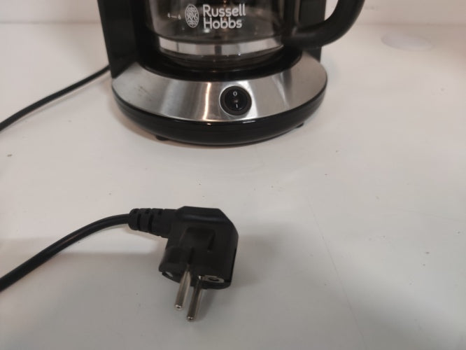 Ecost Customer Return, Russell Hobbs Adventure 24010-56 Coffee Machine, Stainless Steel, Glass Jug u