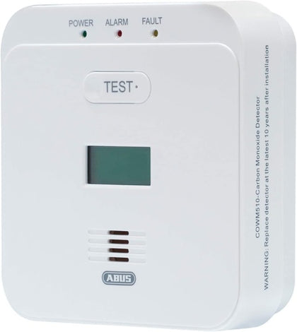 Ecost customer return ABUS COWM510 Carbon Monoxide Alarm  CO Detector with 85 dB Loud Alarm, Test Bu