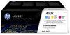 HP 410X (CF252XM) 3-pack Toner Cartridge, C/M/Y