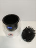 Ecost customer return WENKO Fiesta Toilet Brush Holder Black / Transparent Polystyrene 14