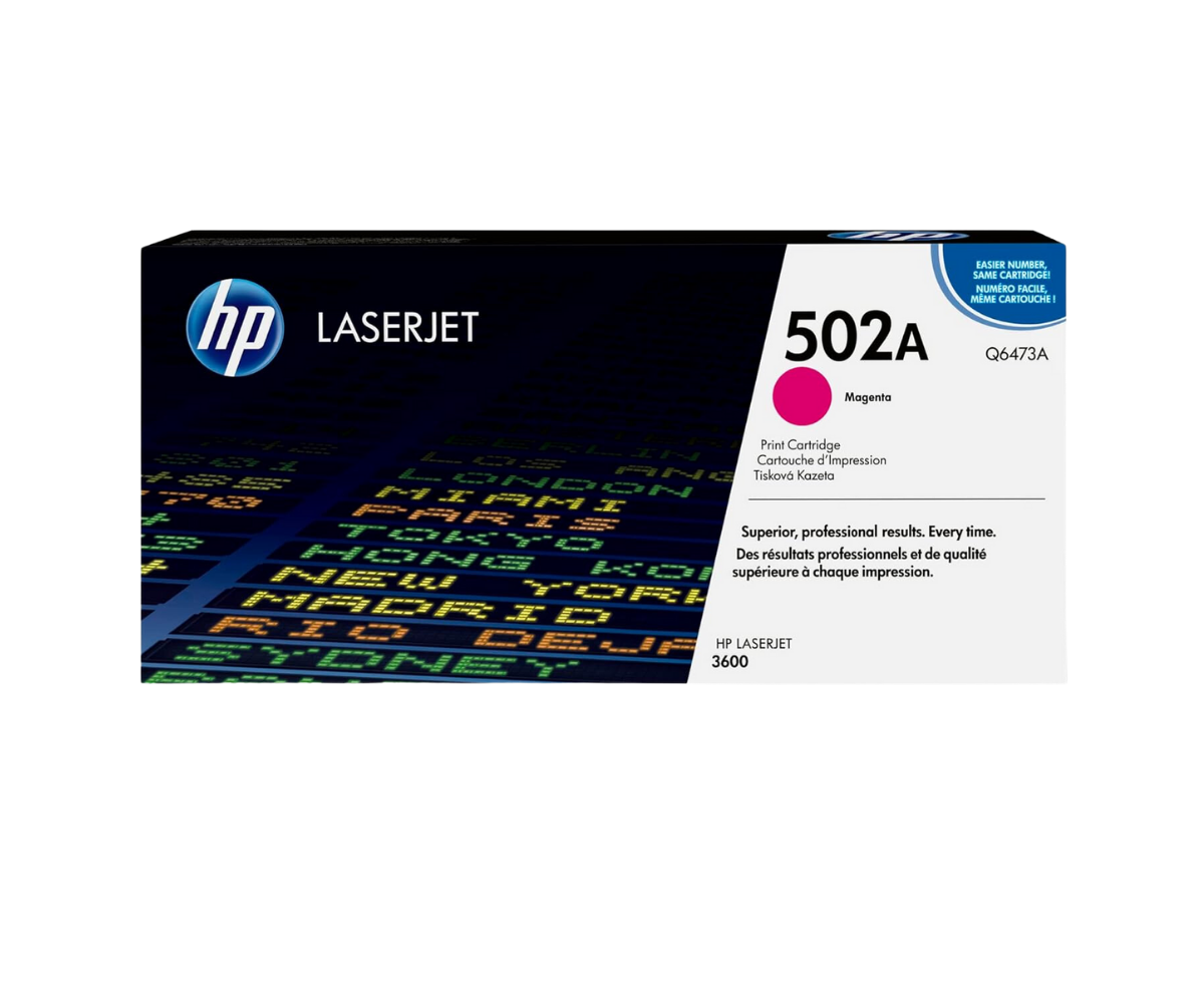 Original HP 502A Q6473A MAGENTA Toner Cartridge