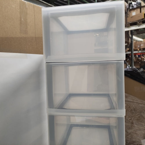 Ecost customer return Iris Ohyama, Drawer cabinet on castors, 5 drawers of 15 L, with castors, ergon