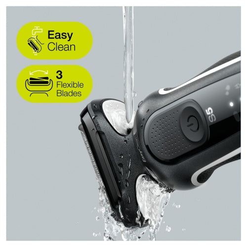 Braun Series 5 51-W1200s Shaver, Black/White