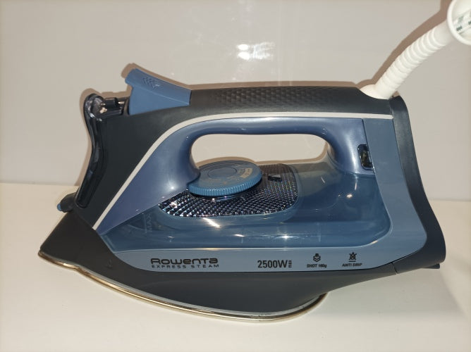 Ecost Customer Return, Rowenta DW 4320 D1 Dry & Steam iron Microsteam 300 Laser 2500 W Blue