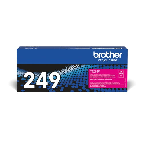 Brother TN-249M (TN249M) Toner Cartridge, Magenta