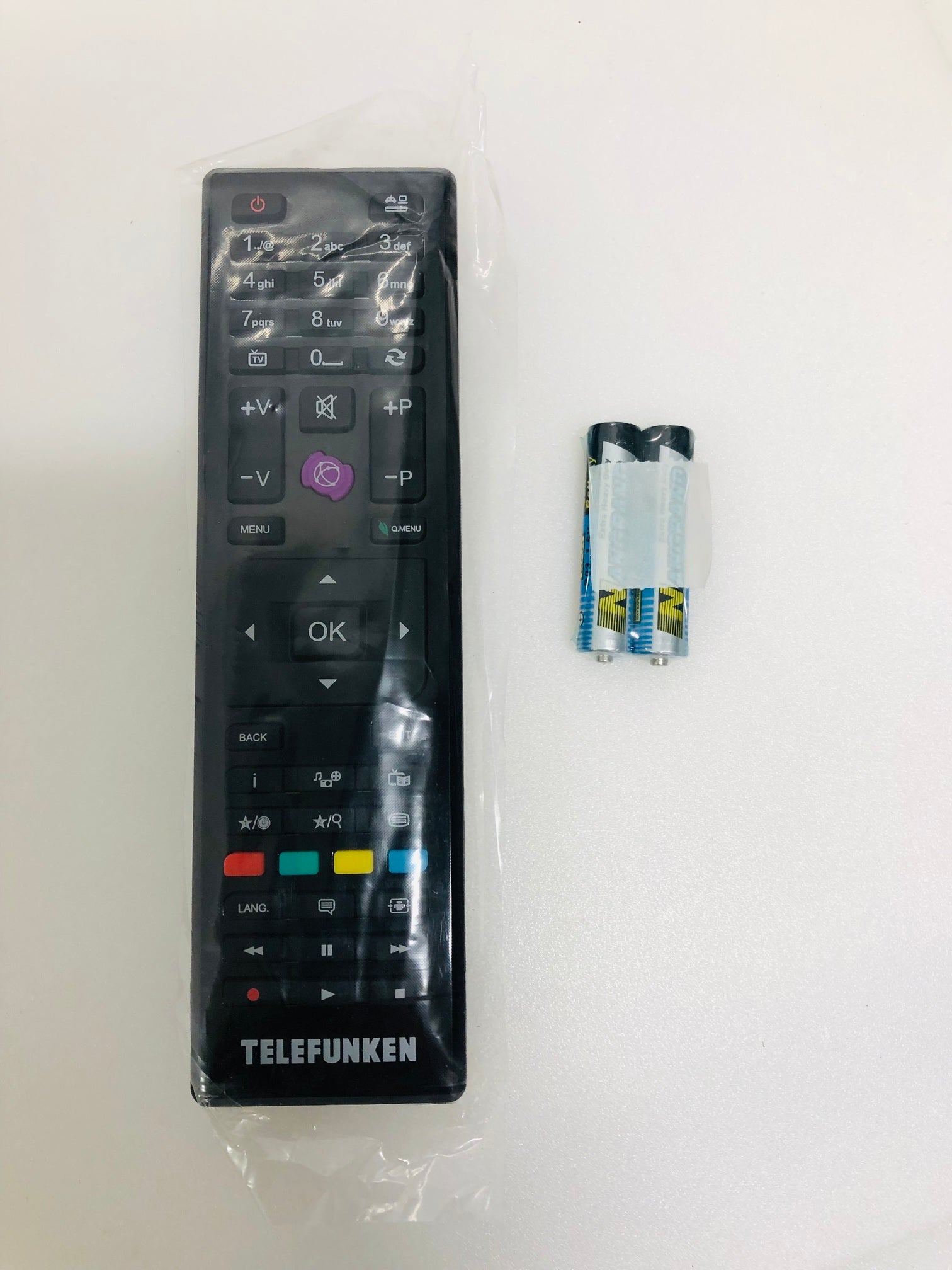 Original new remote control with batteries for Telefunken C32H540A