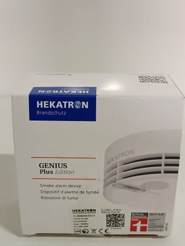 Ecost customer return Hekatron Genius Plus Edition Smoke Detector with 10 Year Battery – Test Winner