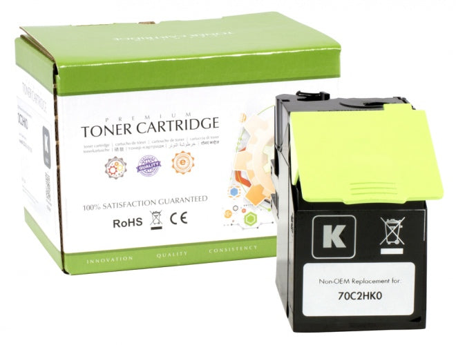 Compatible Static-Control Lexmark 702HK (70C2HK0) Black, 4000 p.