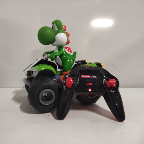 Ecost Customer Return Carrera 370200997X Mario Kart - Yoshi Quad 1:20 RC Beginner Model Car