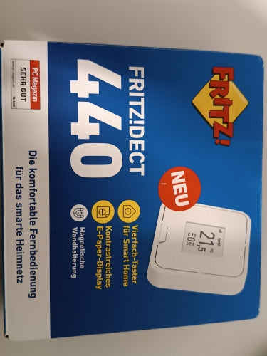 Ecost customer return AVM Fritz DECT 440 (Portable, Customisable Buttons for Operating Smart Home, C