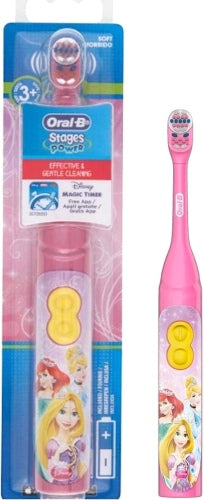 Oral-B Stages Power Electric Toothbrush, Multicolour (Mixed case Cars/Princess)