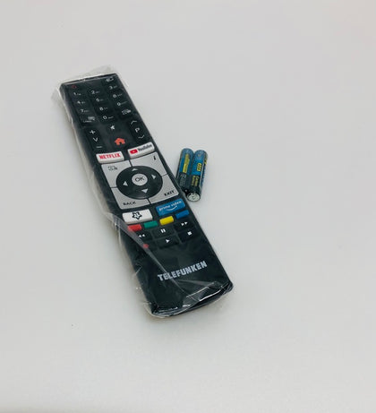 Original new remote control with batteries for Telefunken D50U551N1CW