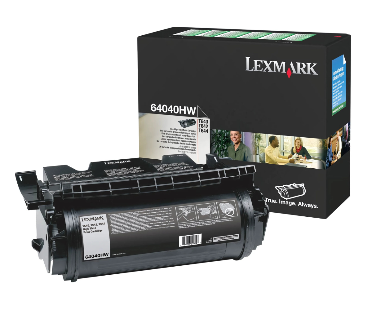 Original Lexmark Black High Yield Toner Cartridge (64040HW)