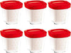 Ecost customer return SEB Set of 6 yoghurt containers, red