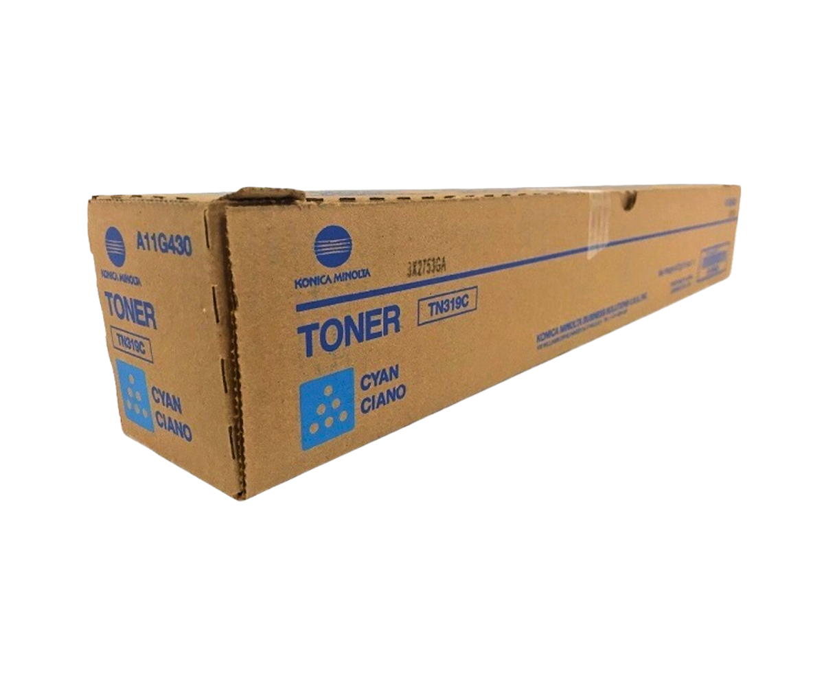 Konica Minolta A11G430 (TN319C) Cyan Toner Cartridge