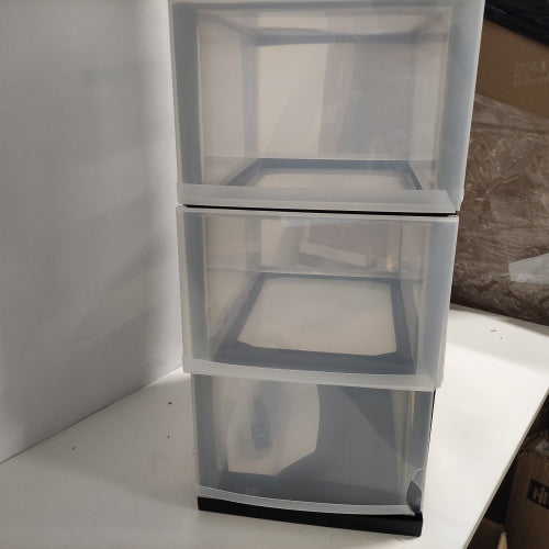 Ecost customer return Iris Ohyama, Drawer cabinet on castors, 5 drawers of 15 L, with castors, ergon