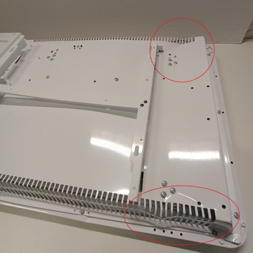 Ecost customer return VOLTMAN VOM540034 1500W Cast Iron Programmable Radiator with Opening Window LC