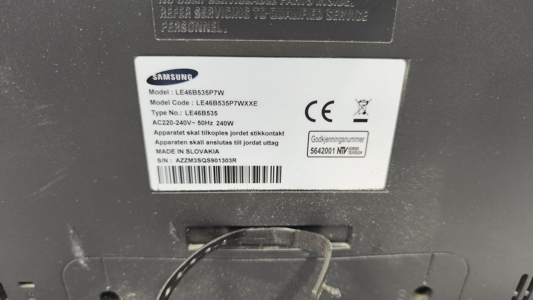 Samsung LE46B535P7W 46