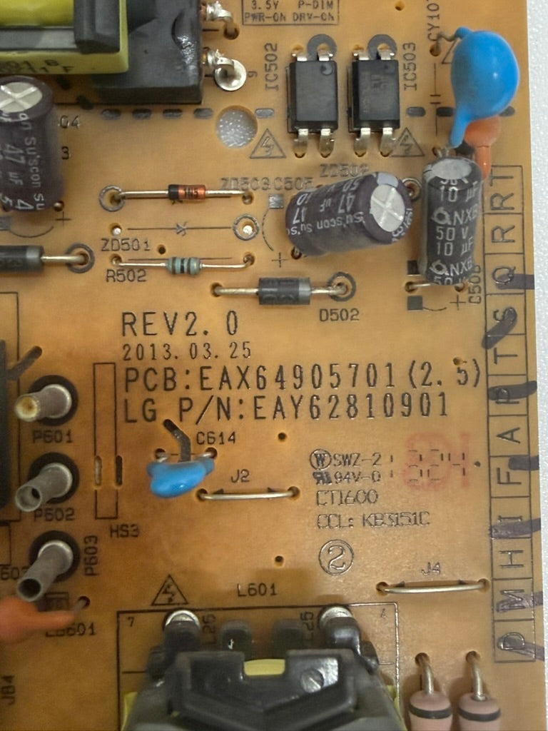 LG EAY62810901 power supply 47LA660S
