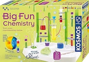 Ecost customer return Kosmos Big Fun Chemistry – Crazy Chemistry Station, sticky slime, bubbling liq