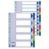 Divider Esselte, A4, 1-10 colors, plastic