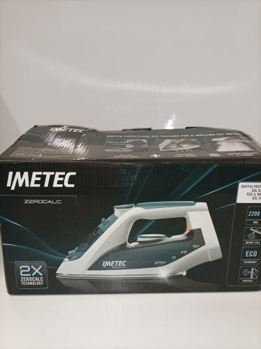 Ecost Customer Return, Imetec ZeroCalc Z1 2500 steam iron with anticalcare technology, multi-hole st