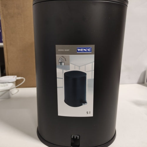 Ecost customer return WENKO Nant EasyClose Cosmetic Pedal Bin with SoftClose Mechanism 5