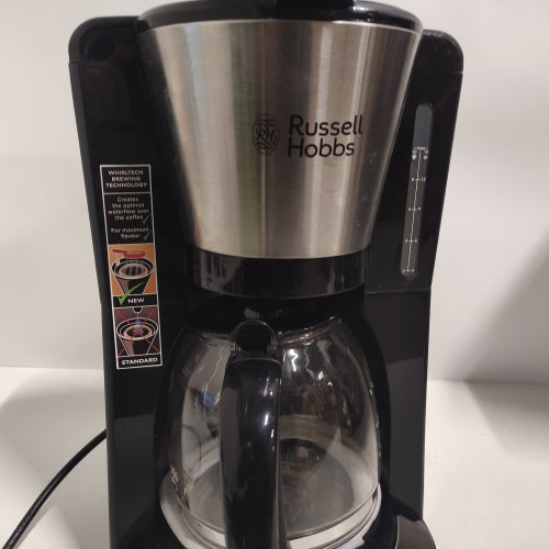 Ecost customer return Russell Hobbs Adventure 2401056 Coffee Machine, Stainless Steel, Glass Jug up