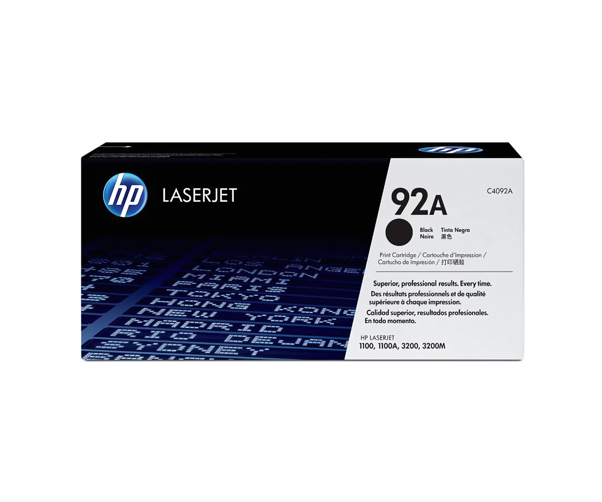 Original HP 92A C4092A BLACK Toner Cartridge