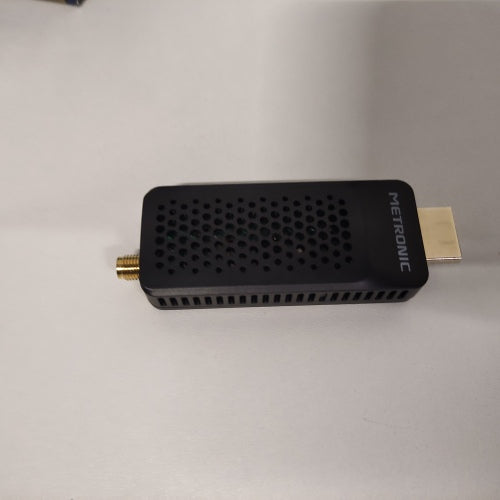 Ecost customer return Metronic 441625 Decoder TDT Dongle Stick DVBT2 HEVC HDMI USB