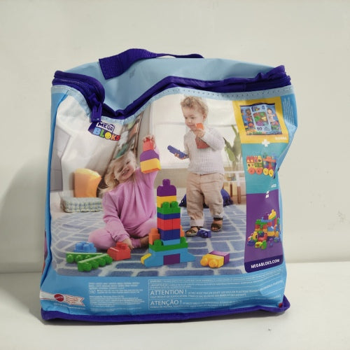 Ecost Customer Return MEGA Bloks DCH55 - Bausteinebeutel - Medium 60 Teile, bunt, Spielzeug ab 1