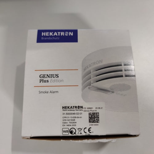 Ecost customer return Hekatron Genius Plus Edition Smoke Detector with 10 Year Battery – Test Winner