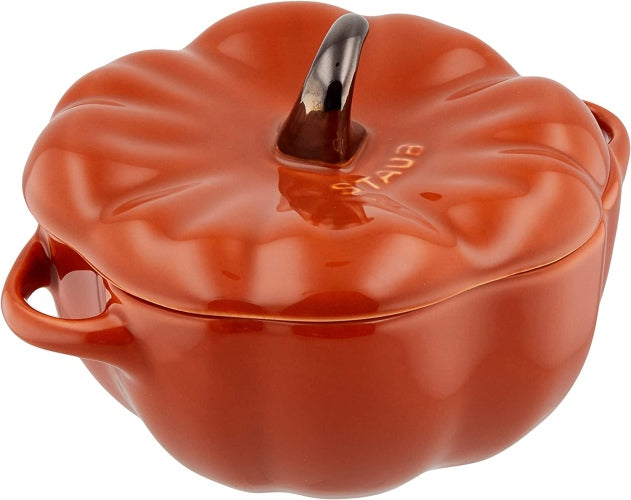 Ecost Customer Return, Staub 40511-555 Pumpkin Cocotte 5.1 inches (13 cm), Ceramic, Heat Resistant,