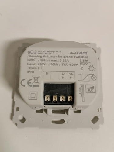 Ecost customer return Homematic IP, 143166A0, Smart Home dimmer actuator for brand switch  phase sec