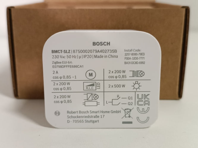 Ecost customer return Bosch Smart Home Light/Shutter Control II for Controlling Lighting, Shutters/B