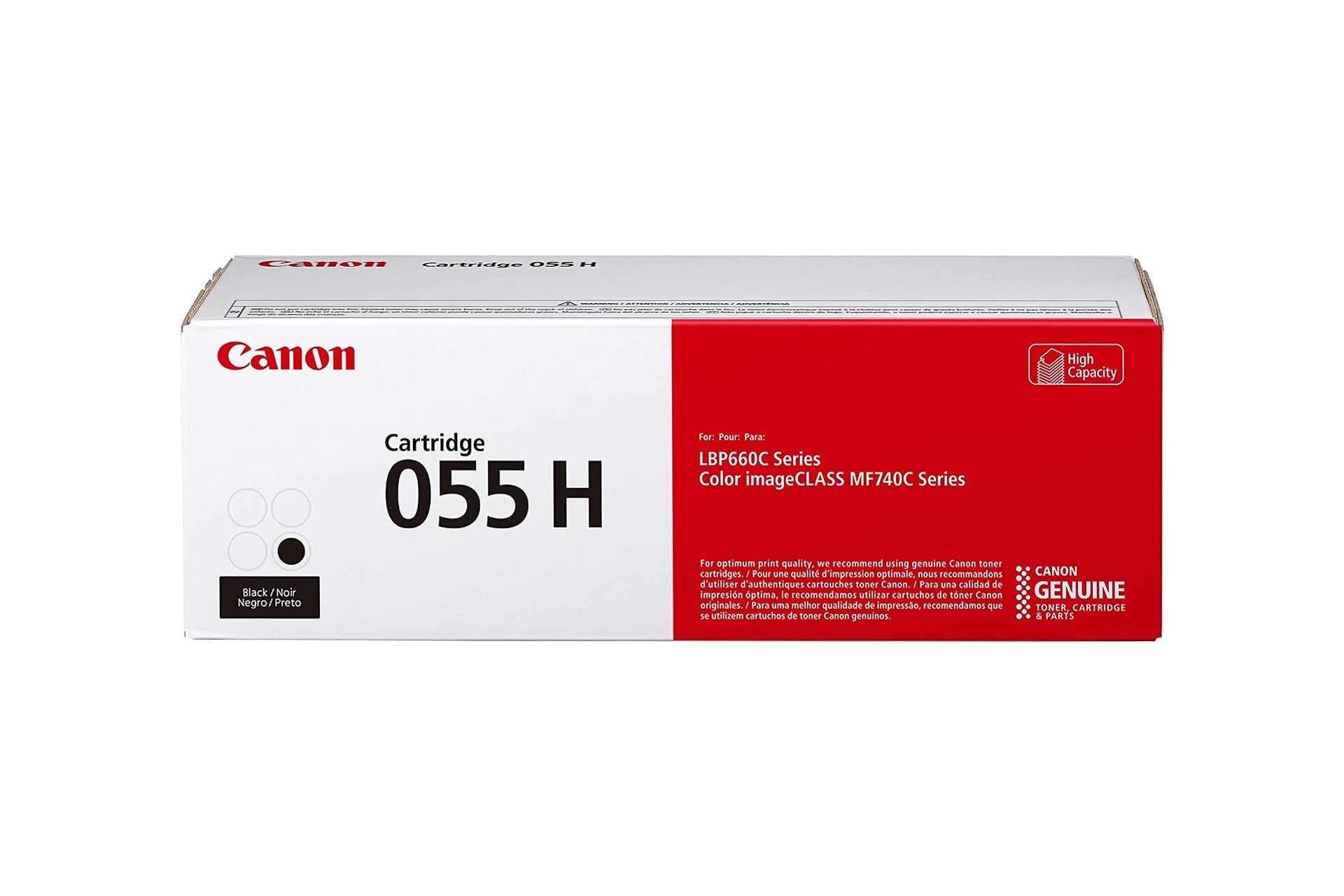 Canon Cartridge 055H Black (3020C004) Toner - open box