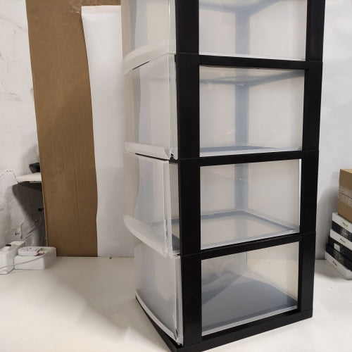 Ecost customer return Iris Ohyama, Drawer cabinet on castors, 5 drawers of 15 L, with castors, ergon