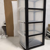 Ecost customer return Iris Ohyama, Drawer cabinet on castors, 5 drawers of 15 L, with castors, ergon