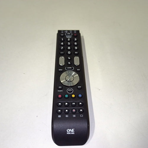 Ecost customer return Essence 4 universal remote control from One For All, control of 4 devices, TV