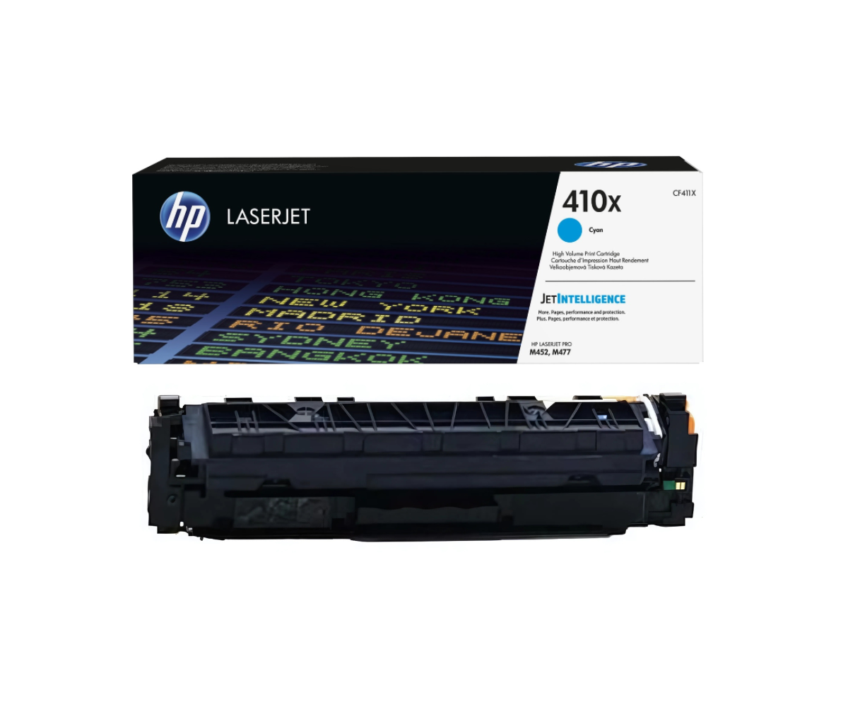 HP 410X high capacity cyan toner cartridge - CF411X