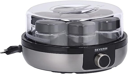 Ecost customer return SEVERIN Yoghurt Maker, Digital Yoghurt Machine with 5 Automatic Programmes fo