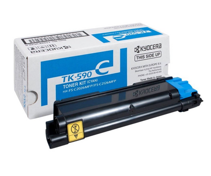 Original Kyocera Cyan Toner Cartridge  (TK-590C)