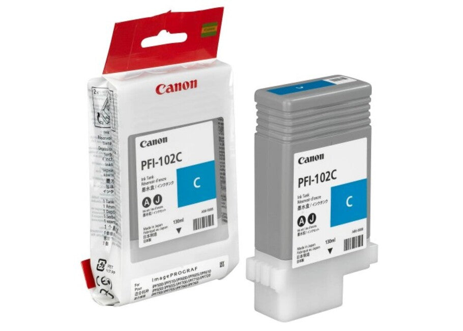 Canon PFI-102C Cyan Ink Cartridge (0896B001AA) 