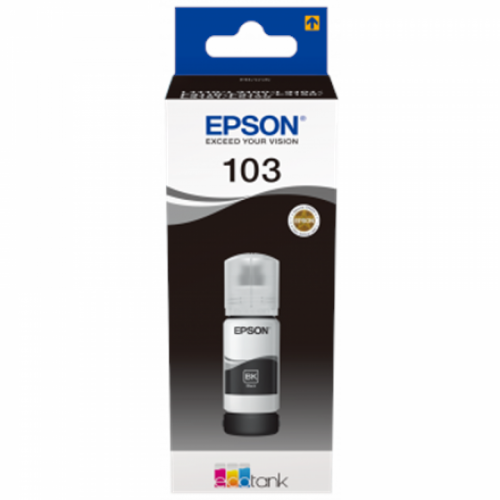 Epson 103 EcoTank (C13T00S14A) Ink Refill Bottle, Black